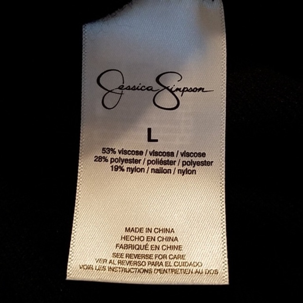 Jessica Simpson Ruffled Cold Shoulder Sweater - Picture 2 of 3